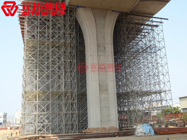 橋梁現澆梁采用盤扣式腳手架引領行業(yè)新風尚