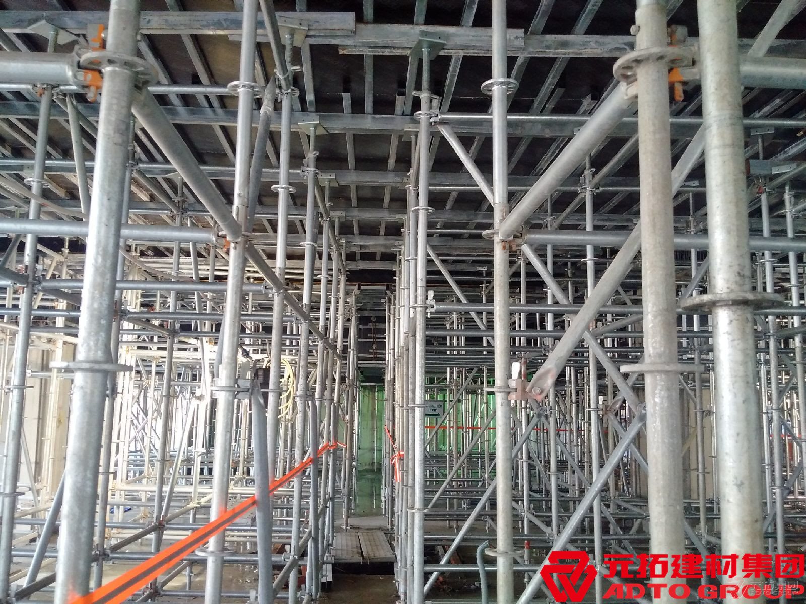 一噸60型的盤扣式腳手架能搭多大面積？